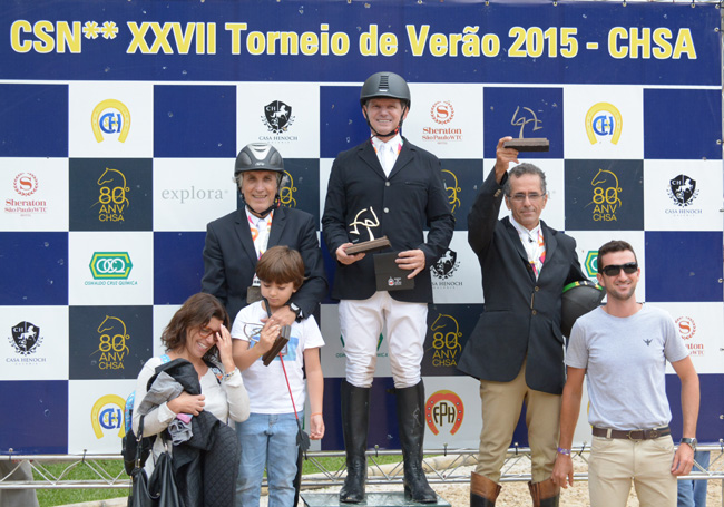 O santamarense Toninho Sanches subiu ao topo do pódio nas duas etapas do Torneio de Verão