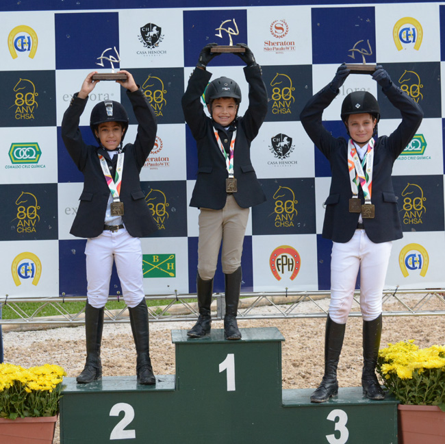 A geração futuro do hipismo muito bem representada com os pequenos grandes campeões