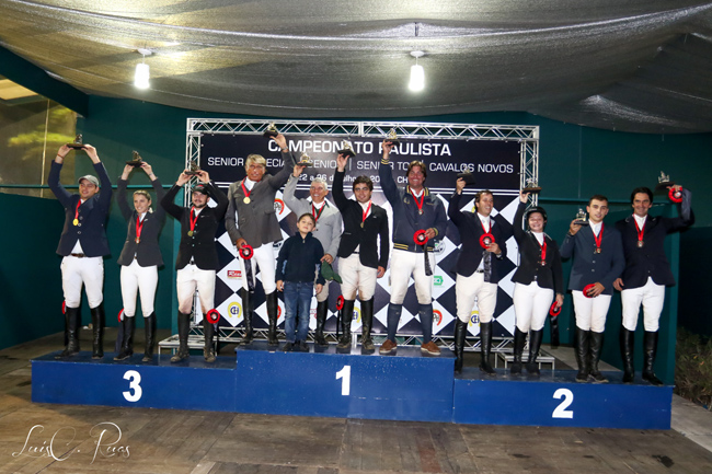 Missão cumprida para as equipes campeãs na categoria Senior Especial e o representantes do CHSA com o terceiro ouro