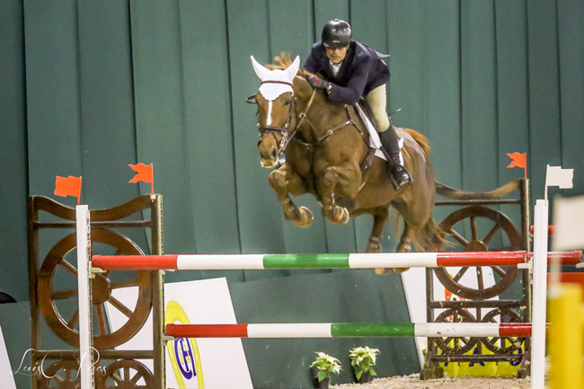 Fabio e Evian van´t Heike em salto espetacular