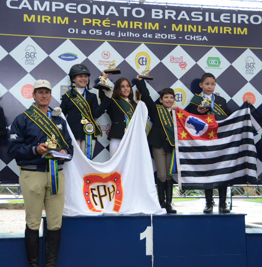 Vitória para os jovens talentos de São Paulo na concorrida disputa que teve 8 equipes no páreo