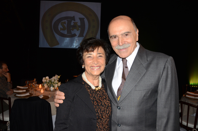 Paulo Germanos, ex-presidente do CHSA, com sua esposa Melita
