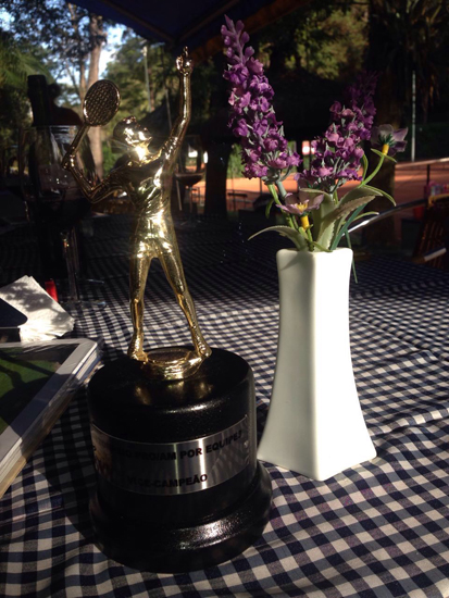 Troféu da dupla campeã