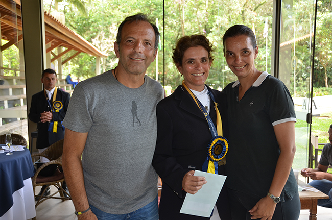 Luciana Marques Ferrara com William Almeida e Adriana Santoro