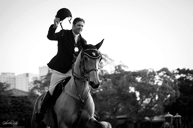 Zé com Maestro St Lois, que aos 18 anos, segue escrevendo a história do cavaleiro e hipismo brasileiro